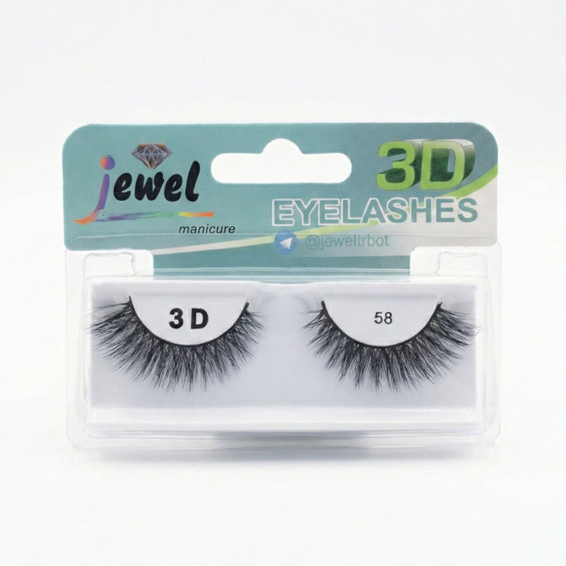 مژه مصنوعی 3D جیول مدل 58 (Jewel)